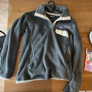 Patagonia snap fleece sweater